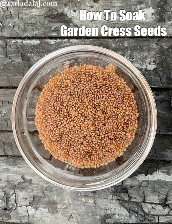 how to soak garden cress seeds, halim recipe | soaked garden cress seeds |